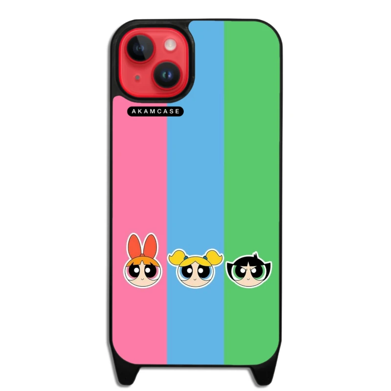 کاور آکام مدل AMCWLA14PLUS-POWER PUFF GIRLS8  مناسب برای گوشی موبایل اپل iPhone 14 Plus