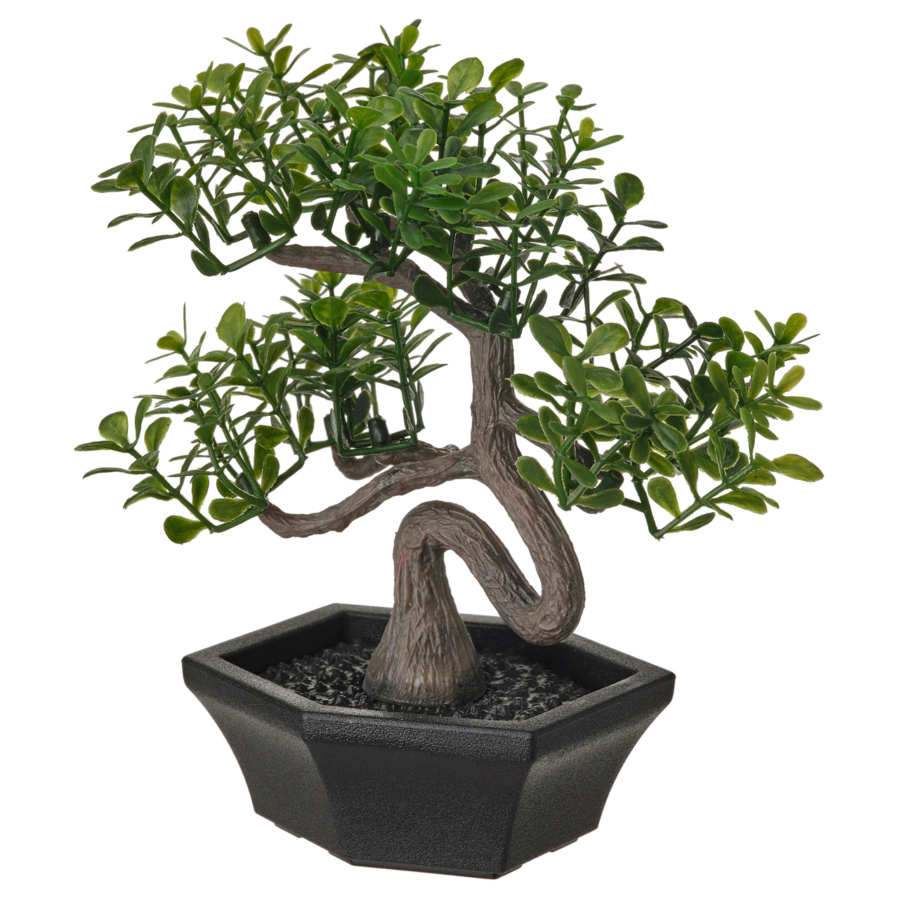 گلدان به همراه درختچه مصنوعی ایکیا مدل FEJKA BONSAI MINI
