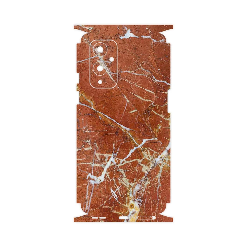 برچسب پوششی ماهوت مدل Red Marble-FullSkin مناسب برای گوشی موبایل وان پلاس 9