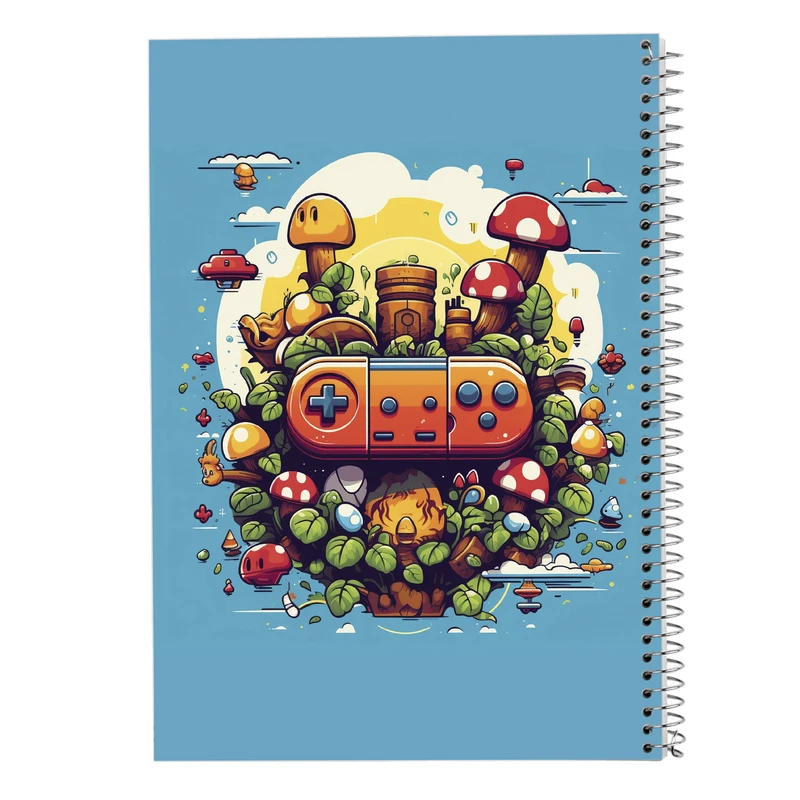 دفتر ژورنال نویسی 50 برگ مدوپد مدل نقطه ای طرح سوپرماریو super mario کد DF2938