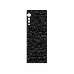 MAHOOT Black-Crocodile-Leather Cover Sticker for LG Velvet 5G