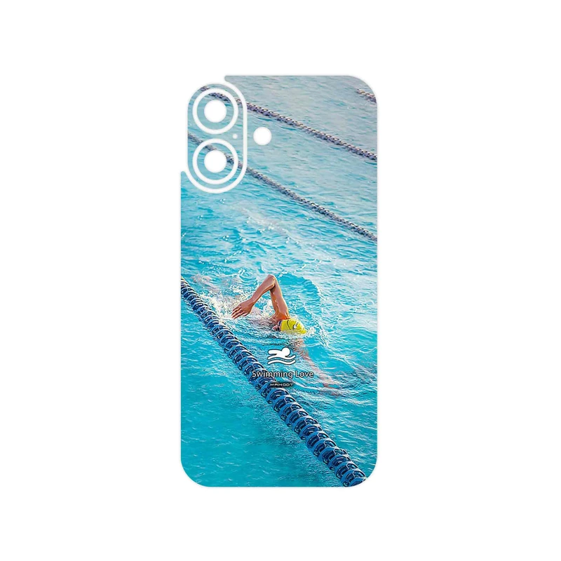 برچسب پوششی ماهوت مدل Swimming مناسب برای گوشی موبایل اپل iPhone 16