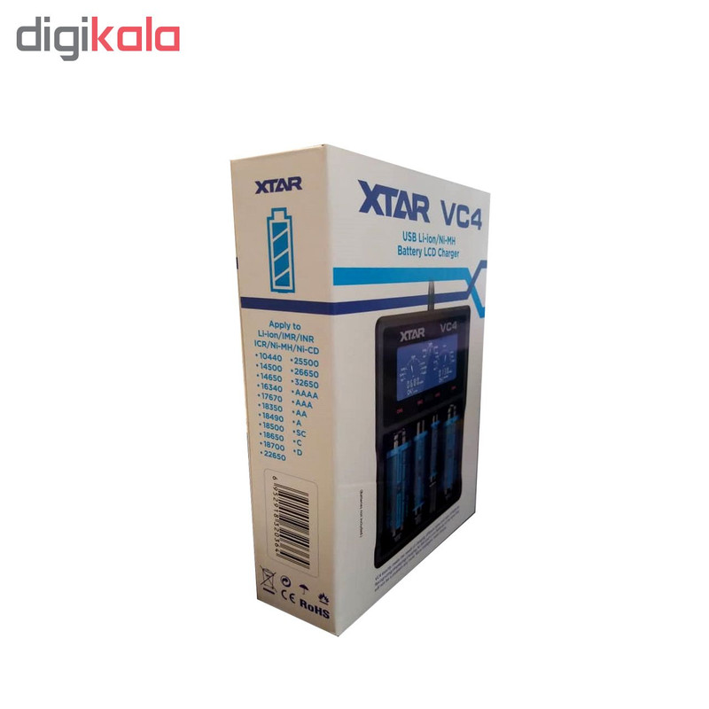 شارژر باتری اکستار مدل VC4