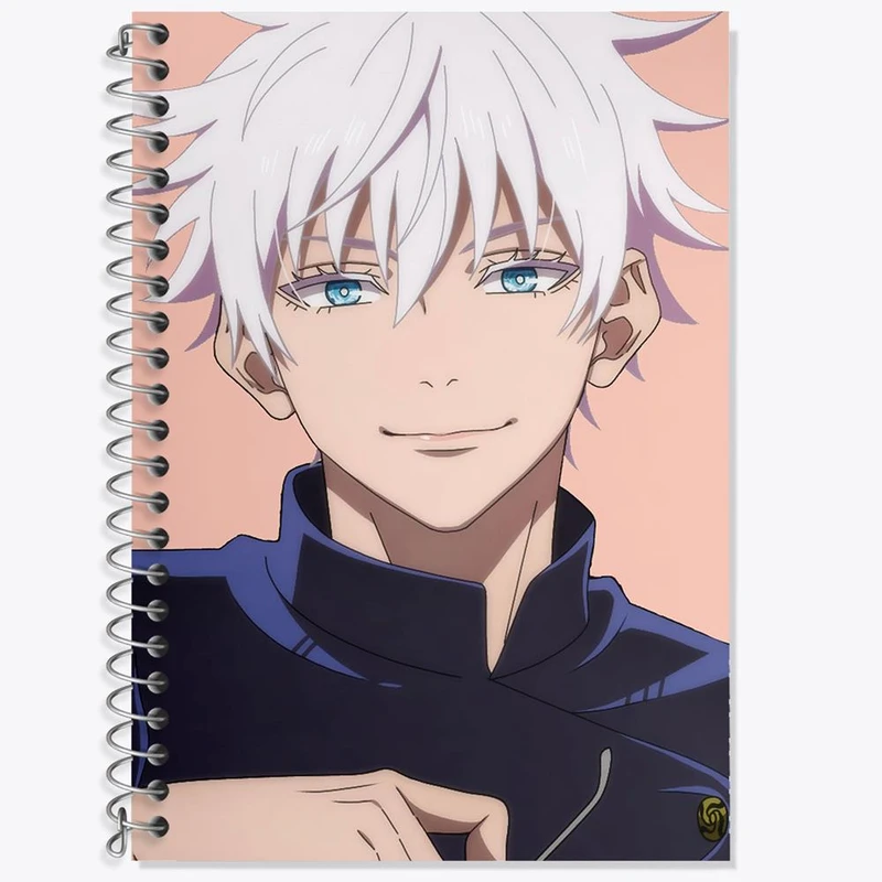 دفتر لغت 50 برگ خندالو مدل گوجو ساتورو انیمه جوجوتسو کایزن Jujutsu Kaisen کد 30175