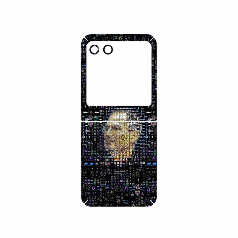 برچسب پوششی ماهوت مدل Collage of Steve Jobs 2 مناسب برای گوشی موبایل موتورولا Razr 40 Ultra