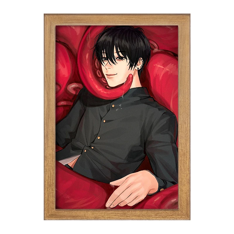 تابلو خندالو مدل هایاکاوا انیمه مرد اره ای Chainsaw Man  کد 17848