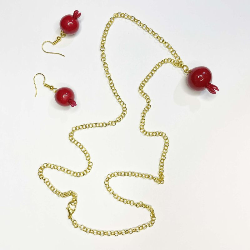 نیم ست زنانه مدل انار یلدا