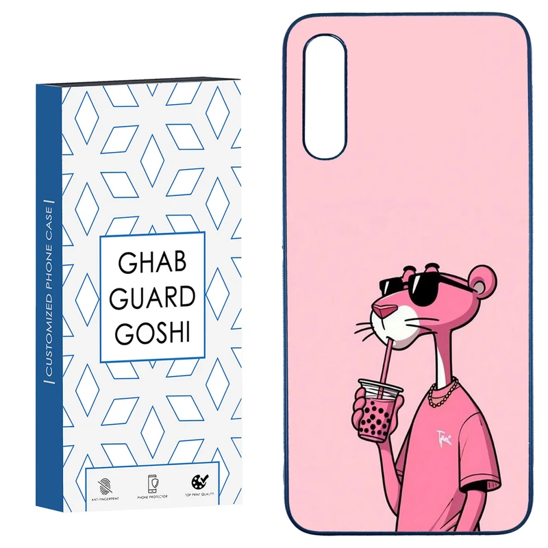 کاور قاب گارد گوشی طرح پلنگ صورتی کد TPU-213 مناسب برای گوشی موبایل سامسونگ  Galaxy A50 / A50s / A30s