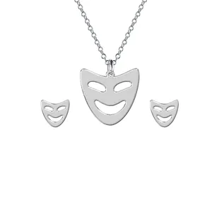 نیم ست نقره ترمه 1 طرح ماسک کد E29