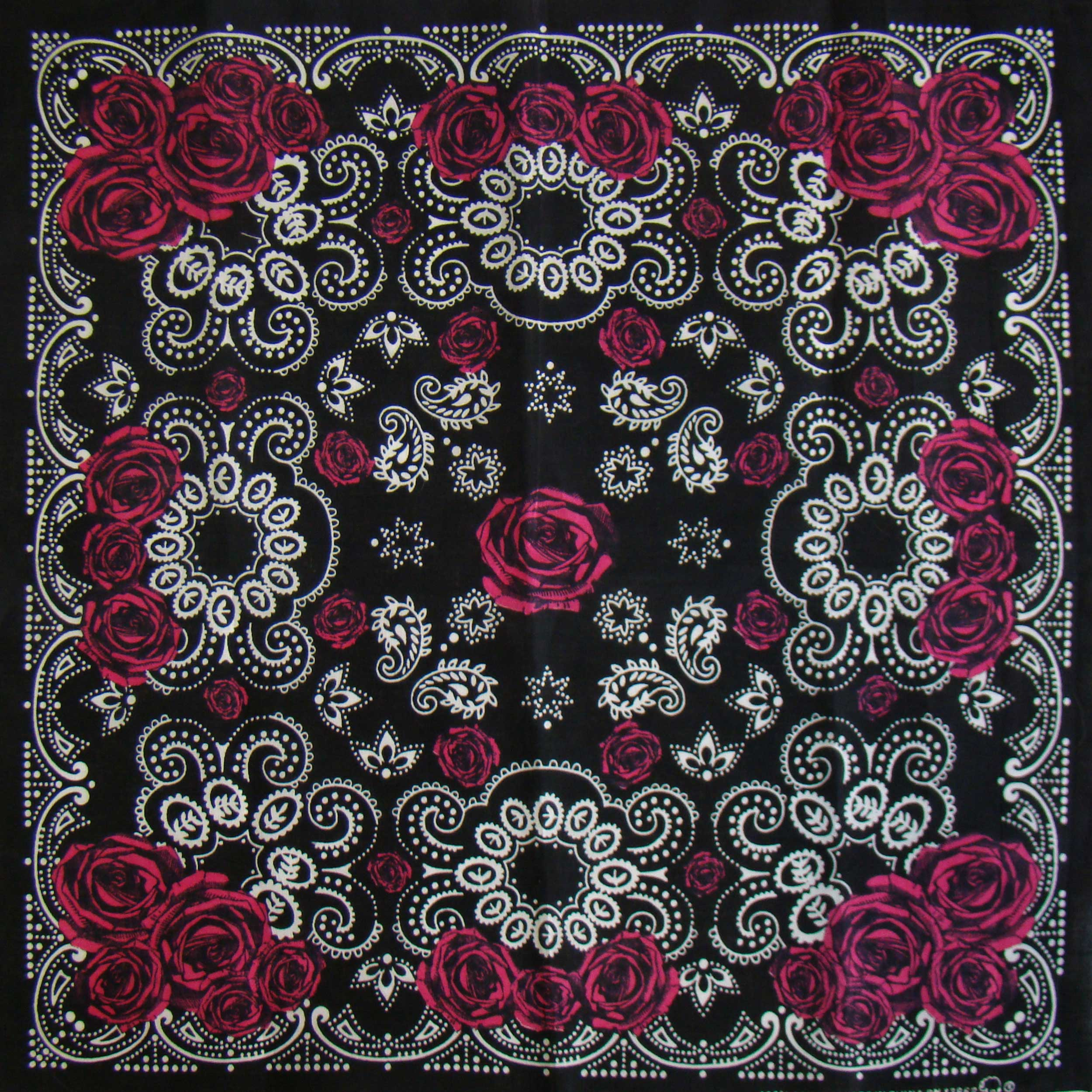 دستمال سر و گردن مدل Pink Flower