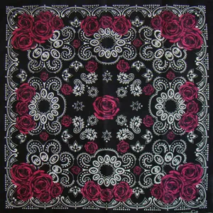 دستمال سر و گردن مدل Pink Flower