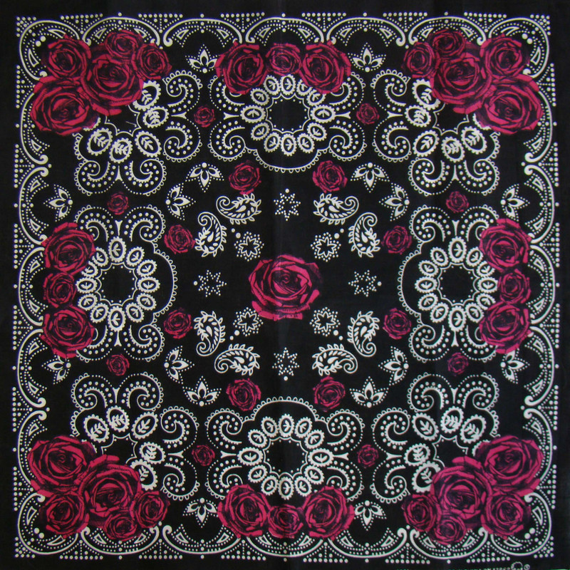 دستمال سر و گردن مدل Pink Flower