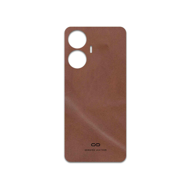 برچسب پوششی ماهوت مدل Matte-Natural-Leather مناسب برای گوشی موبایل ریلمی C55