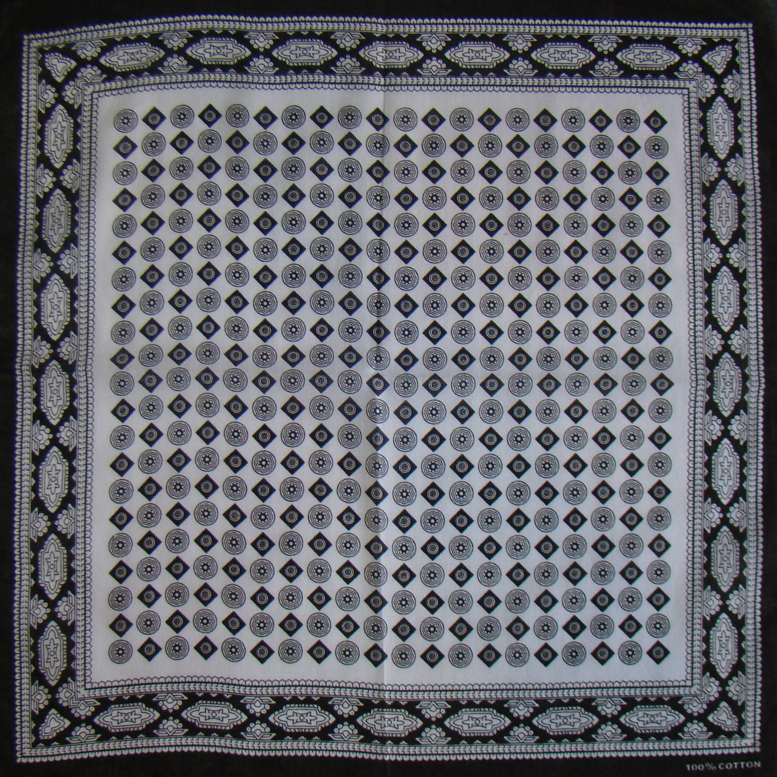 دستمال سر و گردن مدل black white