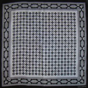 دستمال سر و گردن مدل black white