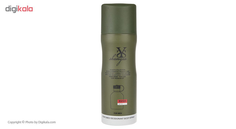 اسپری مردانه شمیاس مدل Hugo حجم 200 میلی لیتر