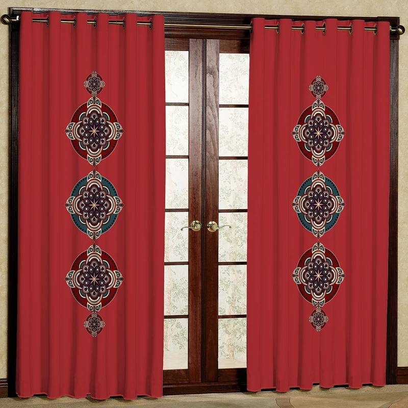 پرده مدل هازان پانچی کد 1802 سایز 140x200 سانتی متر