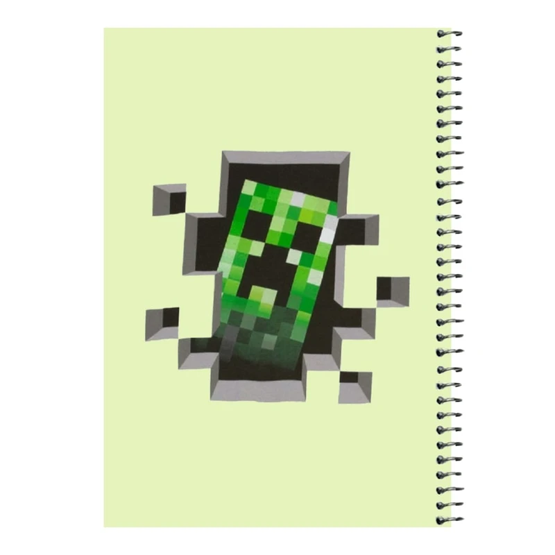دفتر مشق 80 برگ اس جی مدل ماینکرفت کد۳   