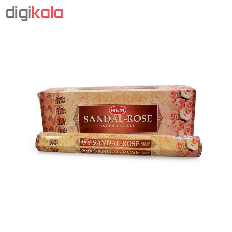 عود خوشبو کننده هم مدل Sandal Rose بسته 20 عددی عود خوشبو کننده هم مدل Sandal Rose بسته 20 عددی
