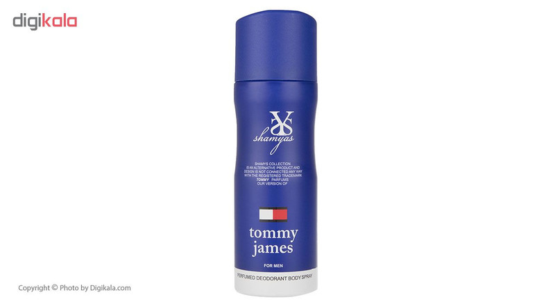 اسپری مردانه شمیاس مدل Tommy James حجم 200 میلی لیتر
