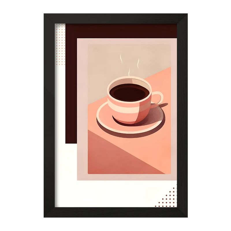 تابلو خندالو مدل قهوه (COFFEE) کد F10405