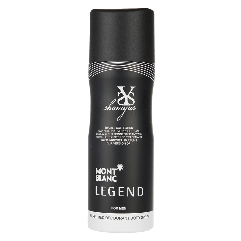 اسپری مردانه شمیاس مدل Legend حجم 200 میلی لیتر