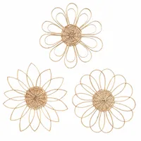 دیوارکوب حصیری مدل سنتی بسته 3 عددی
