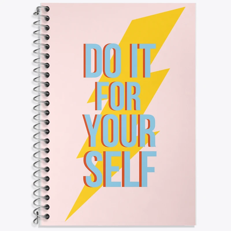 دفتر لغت 50 برگ خندالو طرح Do It For Your Self کد F651