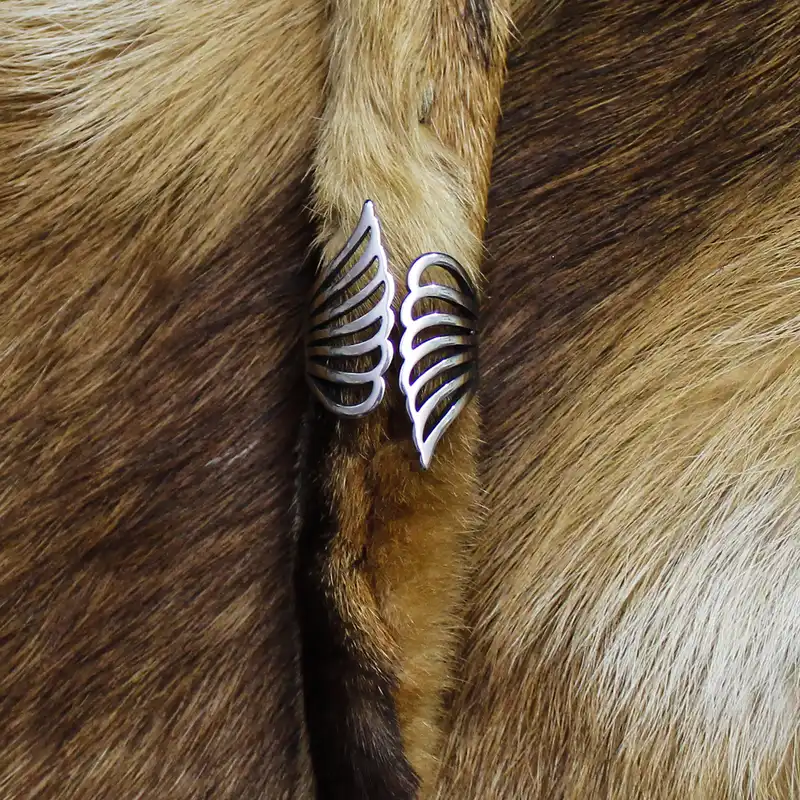 انگشتر زنانه طرح بال کد S106