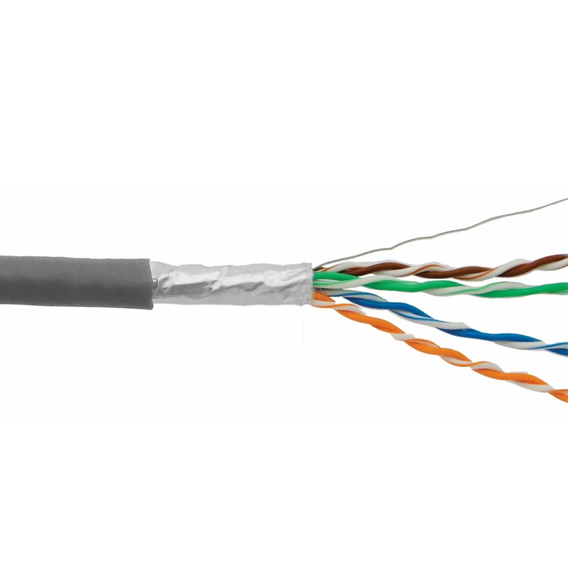 دی لینک کابل شبکه CAT6 دارای فویل با روکش پی وی سی NCB-C6SGRYR-305