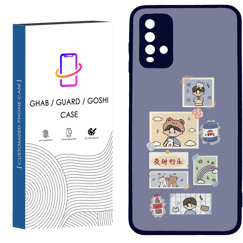کاور قاب گارد گوشی طرح دخترانه کد - TPU - BN مناسب برای گوشی موبایل  شیائومی Redmi Note 9 4G / Redmi 9T