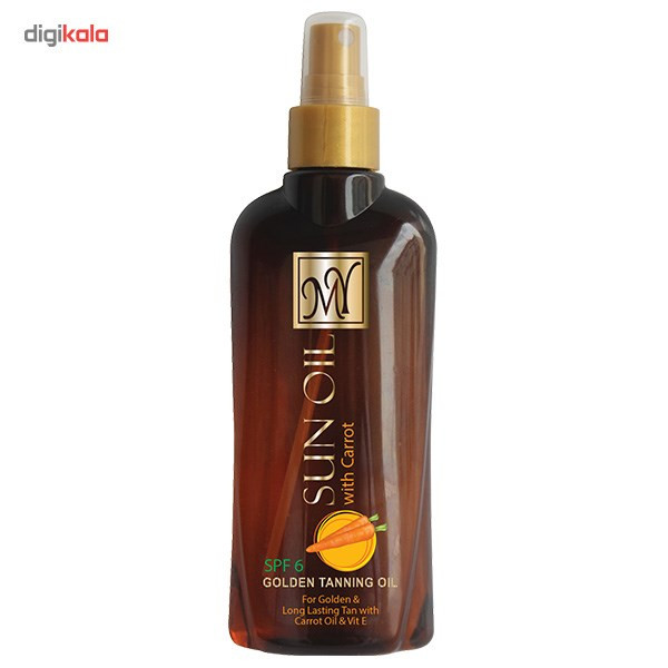 روغن آفتاب هویج مای SPF6 حجم 200 میلی لیتر و لوسیون بدن روغن جوانه گندم مای حجم 250 میلی لیتر