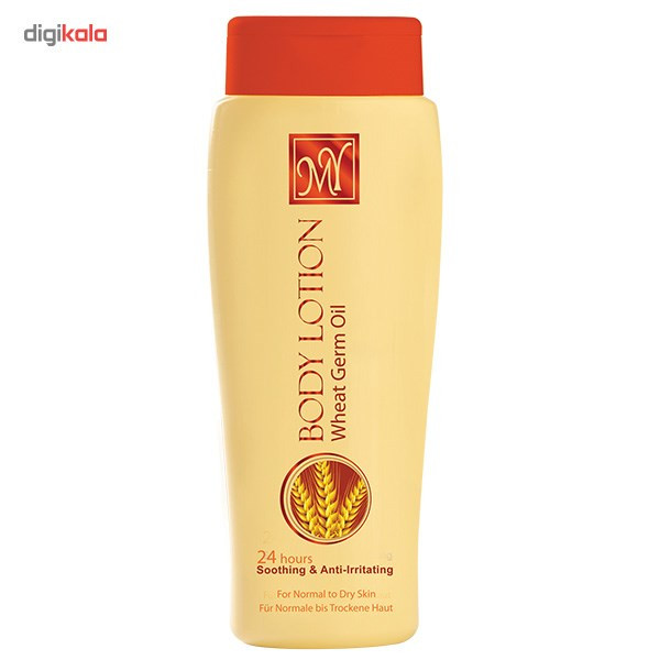 روغن آفتاب هویج مای SPF6 حجم 200 میلی لیتر و لوسیون بدن روغن جوانه گندم مای حجم 250 میلی لیتر