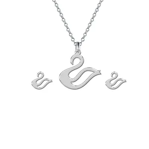 نیم ست نقره ترمه 1 طرح قو کد E50