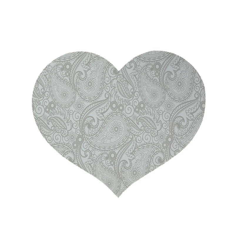 پادری مدل قلب طرح جقه کد 5224 سایز 90x90 سانتی متر 