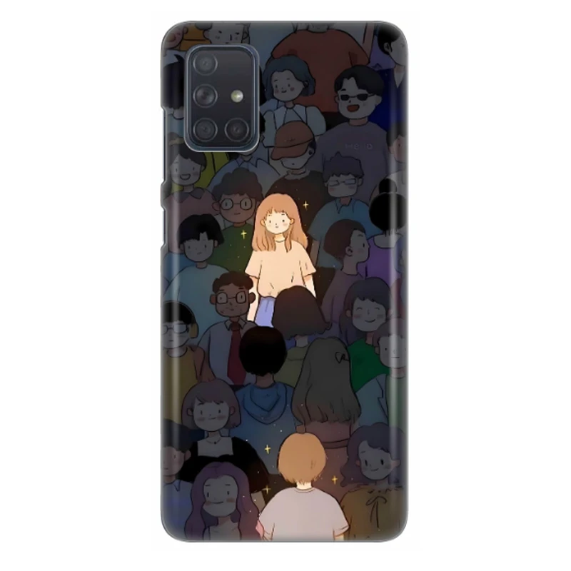 کاور طرح دختر درخشان کد DIMO-061 مناسب برای گوشی موبایل سامسونگ Galaxy A31