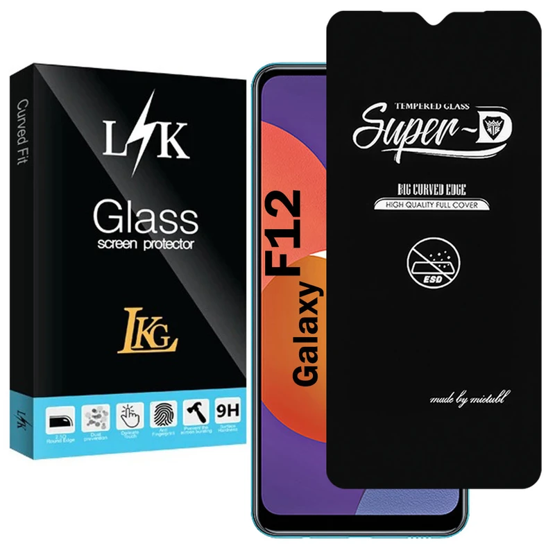 محافظ صفحه نمایش شیشه ای ال کا جی مدل SupD-Lk مناسب برای گوشی موبایل سامسونگ Galaxy F12