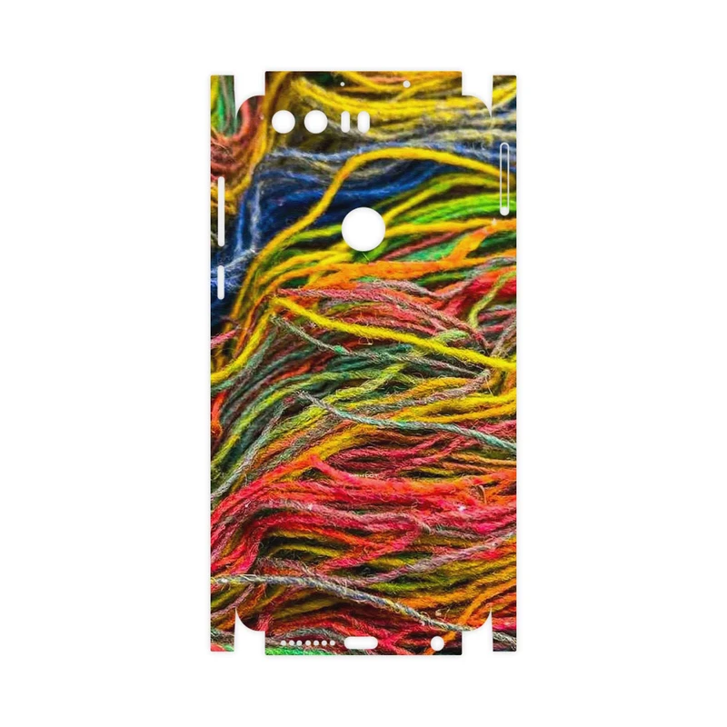 برچسب پوششی ماهوت مدل Fabric Texture 9-FullSkin مناسب برای گوشی موبایل آنر 8