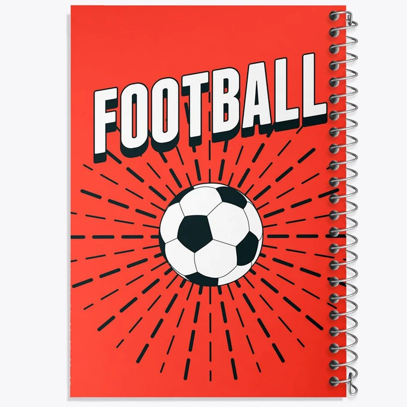 دفتر ژورنال نویسی 50 برگ خندالو مدل نقطه ای طرح فوتبال Football کد 25941