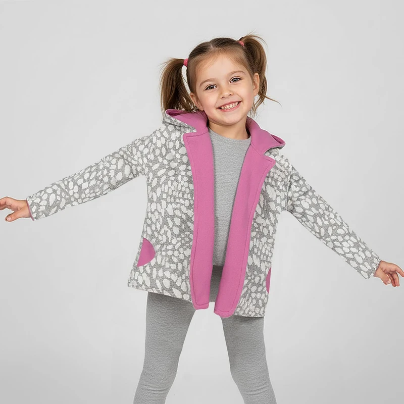 پالتو دخترانه پیانو مدل 1039/5