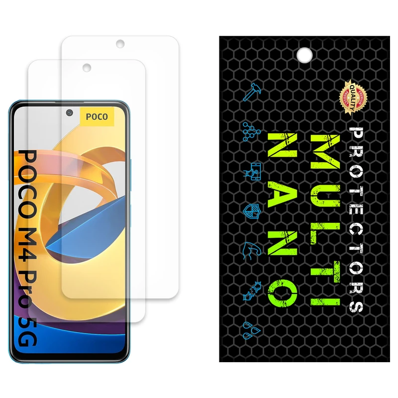 محافظ صفحه نمایش مات مولتی نانو مدل X-S2M مناسب برای گوشی موبایل شیائومی Redmi Note 11E بسته دو عددی