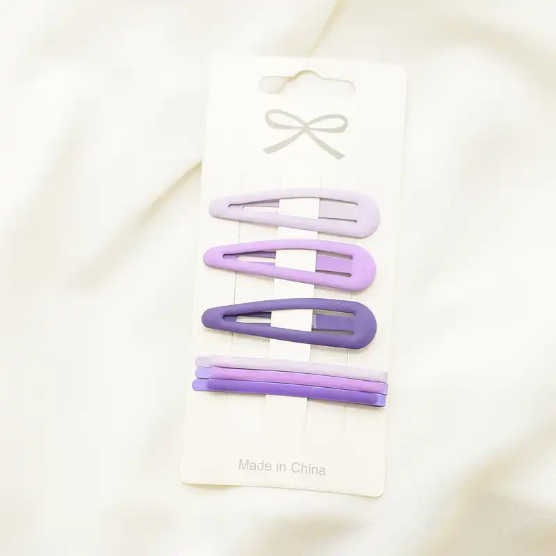 گیره مو زنانه مدل تق تقی بسته 6 عددی