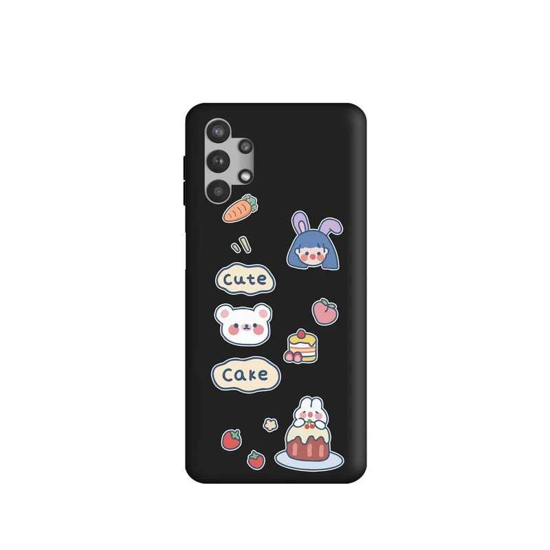 کاور طرح دختر شکمو کد m742 مناسب برای گوشی موبایل سامسونگ Galaxy A32 5G / M32 5G / A13 4G