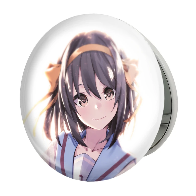 آینه جیبی خندالو طرح هاروهی انیمه ناپدید شدن هارومی سوزومیا The Disappearance of Haruhi Suzumiya مدل تاشو کد 23151 