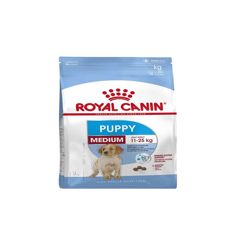 غذا خشک سگ رویال کنین مدلMedium puppyوزن 1کیلوگرم