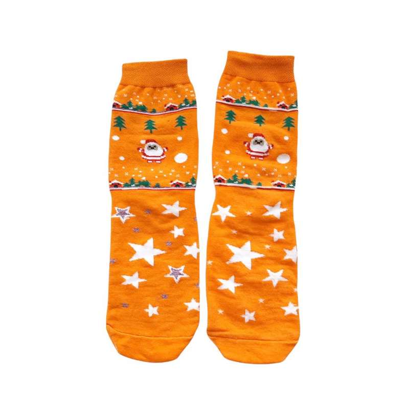 جوراب دخترانه مدل ستاره هاي درخشان کد 862