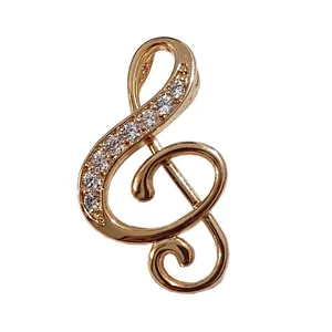 آویز گردنبند زنانه ژوپینگ مدل نت موسیقی 152