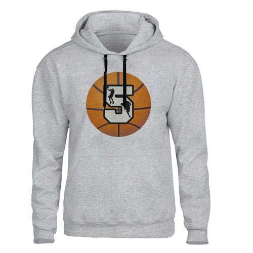 هودی مردانه مدل بسکتبال کد B507 رنگ طوسی