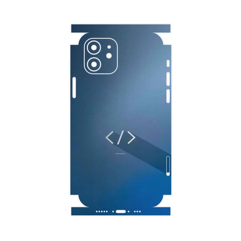 برچسب پوششی ماهوت مدل Minimal Coding icon-FullSkin مناسب برای گوشی موبایل اپل iPhone 12