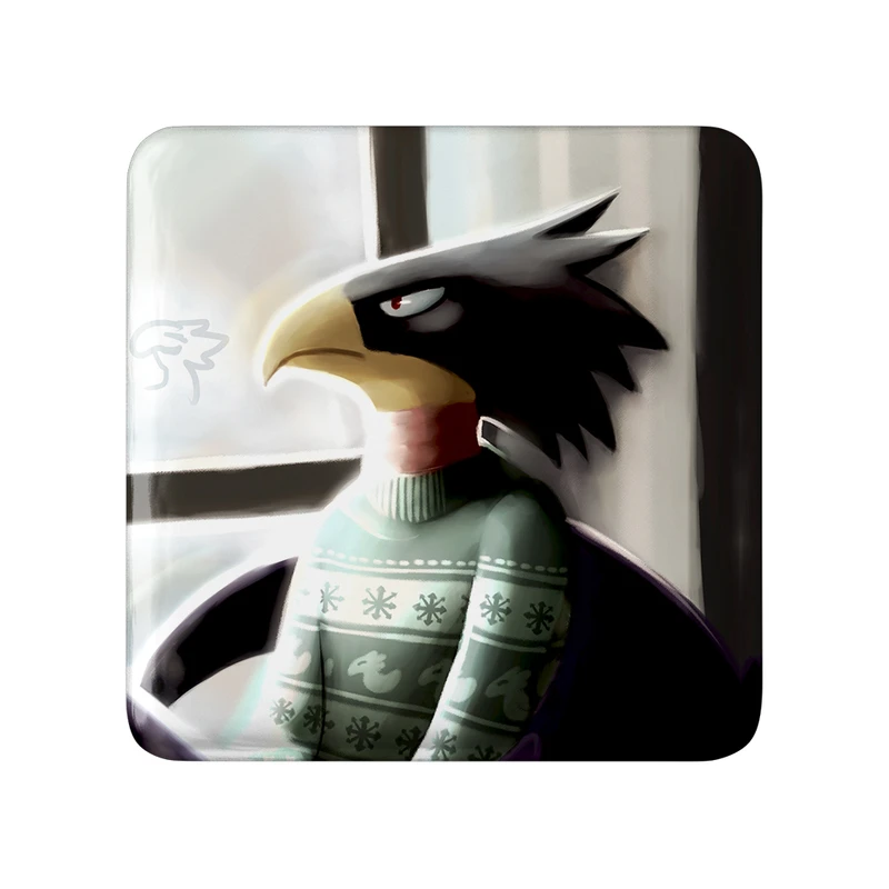 مگنت خندالو طرح مرد کلاغی انیمه آکادمی قهرمان من کد 16131